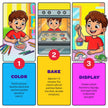 Dan&Darci Shrink Art Craft Kit for Girls and Boys Ages 6-12 - Shrink Magic Charm Making Kit with 30 Pre-Cut Shrink Plastic Templates - Kids Craft Birthday Gift for 7 8 9 10 Year Olds 🍁 All In One Marketplace Canada