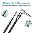 Guitar Cable 10ft New bee Electric Instrument Cable Bass AMP Cord for Electric Guitar, Bass Guitar, Electric Mandolin, Pro Audio (Right Angle to Straight, Black) 🍁 All In One Marketplace Canada