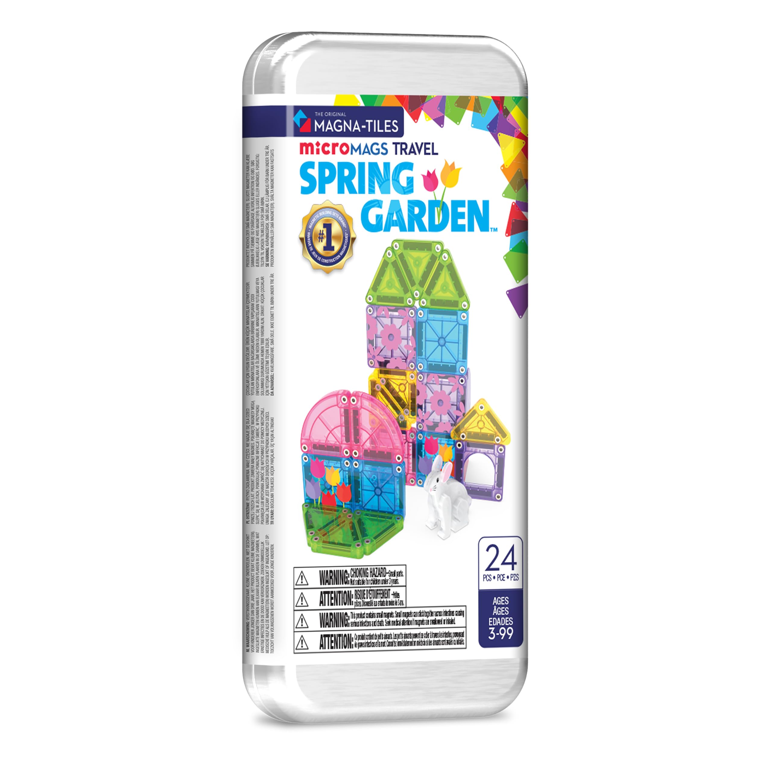 MAGNA-TILES microMAGS 24-Piece Spring Garden Travel Set, The Original Magnetic Building Brand 🍁 All In One Marketplace Canada