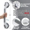 TAILI Shower Suction Cup Grab Bar Bathtubs Handrails for Seniors Elderly, No Drilling Waterproof, Grey, 2 Pack, 16 Inch 🍁 All In One Marketplace Canada
