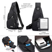 Sling Shoulder Bag Crossbody Backpack for Men Women Waterproof Hiking Daypack Multipurpose Cross Body Chest Bag for Outdoor Walking Travel 🍁 All In One Marketplace Canada