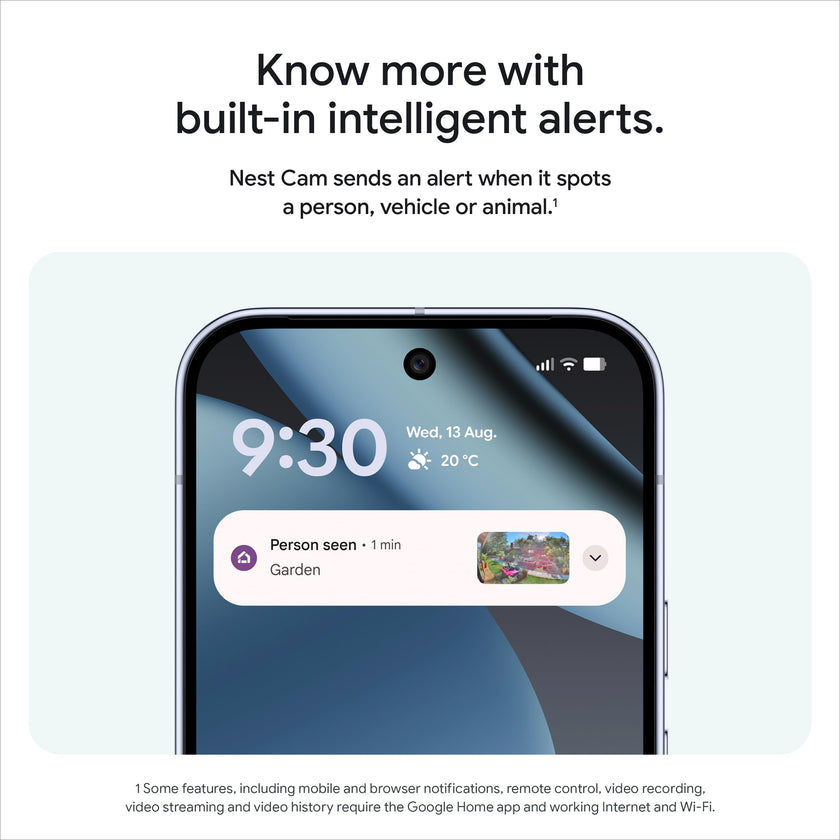 Google Nest Cam Outdoor (Wired, 2nd gen) - 2K Video and Gemini - 1-Pack 🍁 All In One Marketplace Canada