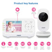 VTech VM3252-2 Digital Video Baby Monitor with 2.8