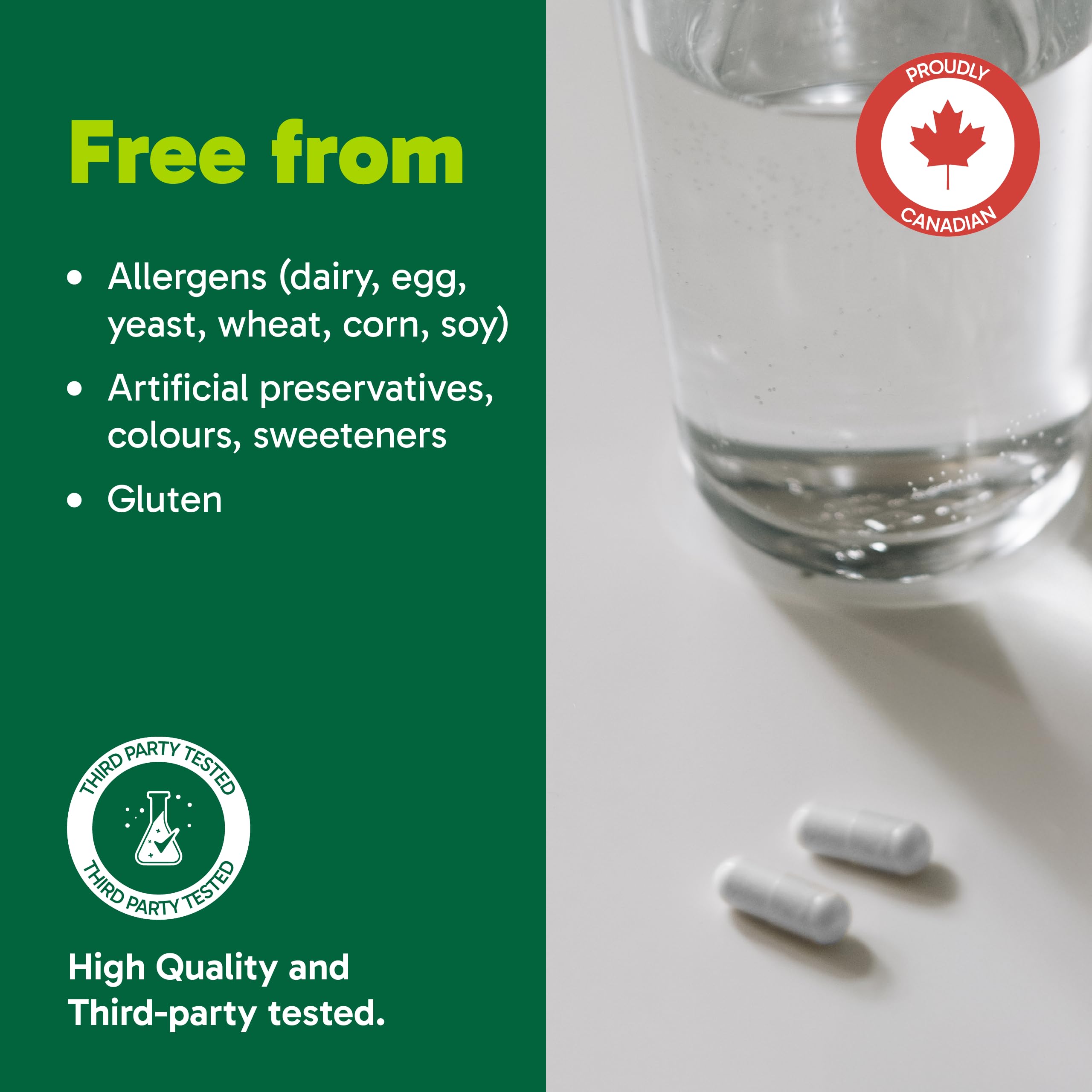 Organika Canadian-Made L-Theanine Bonus Size 225mg-Relaxation Promotion Without Drowsiness, Stress Support, Pure Natural Source, Fast Acting- 110caps 🍁 All In One Marketplace Canada