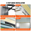 VEVOR Garage Door Seals Bottom Rubber, U Shape +O Ring Combination Garage Door Bottom Weather Seal, 20ft Weatherproofing Garage Door Seal, 5/16 inch T-ends and 3 3/4 inch Width, for Doors, Black 🍁 All In One Marketplace Canada