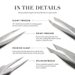 Tweezerman Exclusive Evening Blue Slant Tweezer - Hair Removal Tweezers, Stainless Steel 🍁 All In One Marketplace Canada