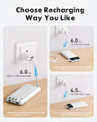 Charmast Portable Charger with Built in Cables, Power Bank with Cords Wires, Slim 10000mAh Travel Battery Pack 6 Outputs 3 Inputs 3A Fast Charging for Samsung Google Pixel LG Moto iPhone iPad 🍁 All In One Marketplace Canada