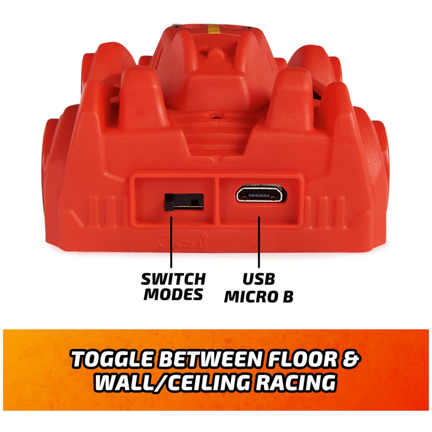 Air Hogs, Zero Gravity Sprint RC Car Wall Climber, Red USB Micro B Rechargeable Indoor Wall Racer, Over 5-Inches Long, Toys for Kids Ages 4 and up 🍁 All In One Marketplace Canada