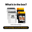 Kodak 4PASS Film Cartridge 5.4 x 8.6 cm (60 Sheets) for Kodak Mini 2 Retro and Mini Shot 2 Retro 🍁 All In One Marketplace Canada