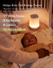 Baby Sound Machine, Momcozy White Noise Machine for Baby Sleeping with Night Light, Toddler Sleep Trainer 34 Soothing Sleep Sounds, Timer, App Remote Control, Personal Sleep Routine Alarm Clock(Blue) 🍁 All In One Marketplace Canada
