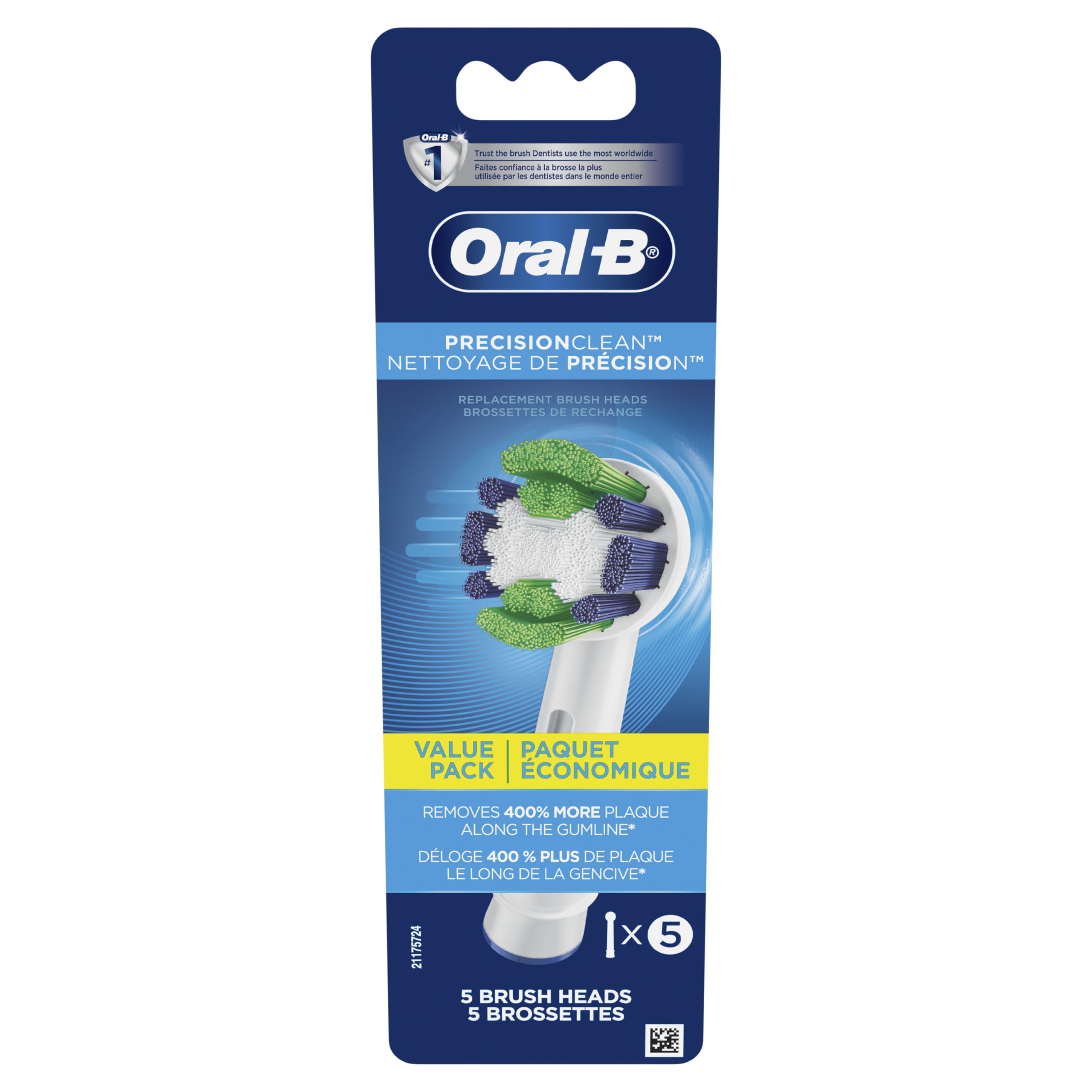 Oral-B Precision Clean Replacement Electric Toothbrush Head, 5 Count 🍁 All In One Marketplace Canada
