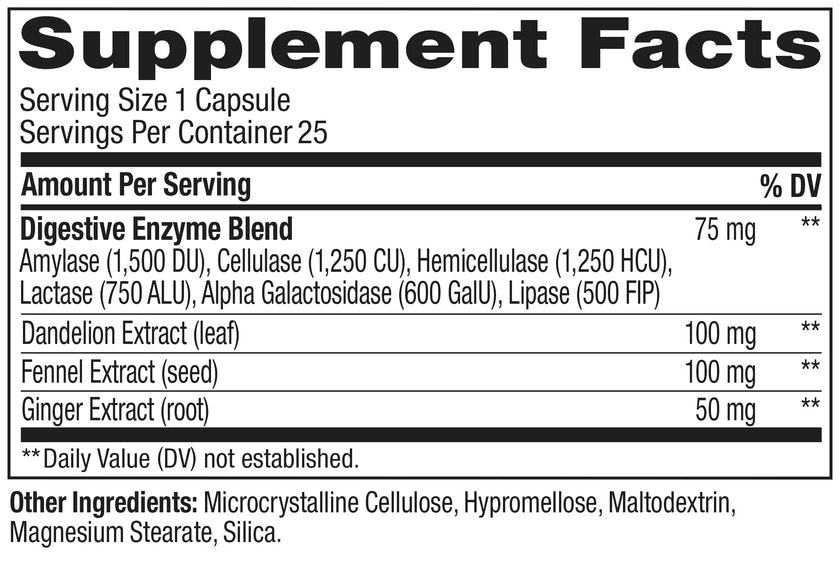 OLLY Beat The Bloat Capsules, Belly Bloat Relief for Gas and Water Retention, Digestive Enzymes, Vegetarian, Supplement for Women - 25 Count 🍁 All In One Marketplace Canada