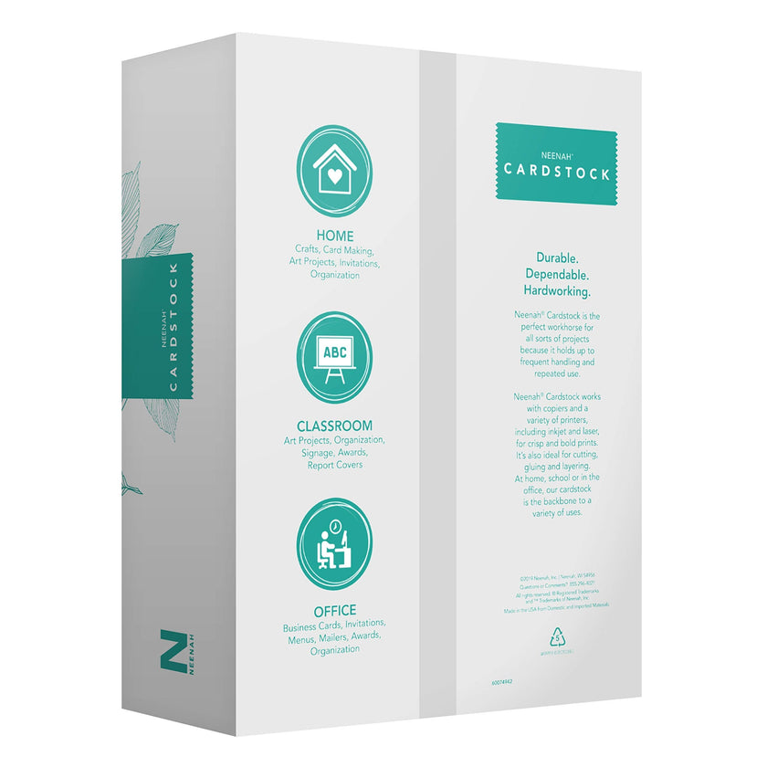 Neenah Cardstock - Heavyweight, 110 lb/199 gsm Index, 94 Brightness, 8.5