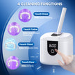 Ultrasonic Retainer Cleaner Machine, Upgraded 45kHz Ultrasonic Cleaner for Mouth Guard Braces, Night Guards, Toothbrush Heads & Jewlery with 200ML, 4 Modes and Digital Timer Dental Cleaning Pod (White) 🍁 All In One Marketplace Canada
