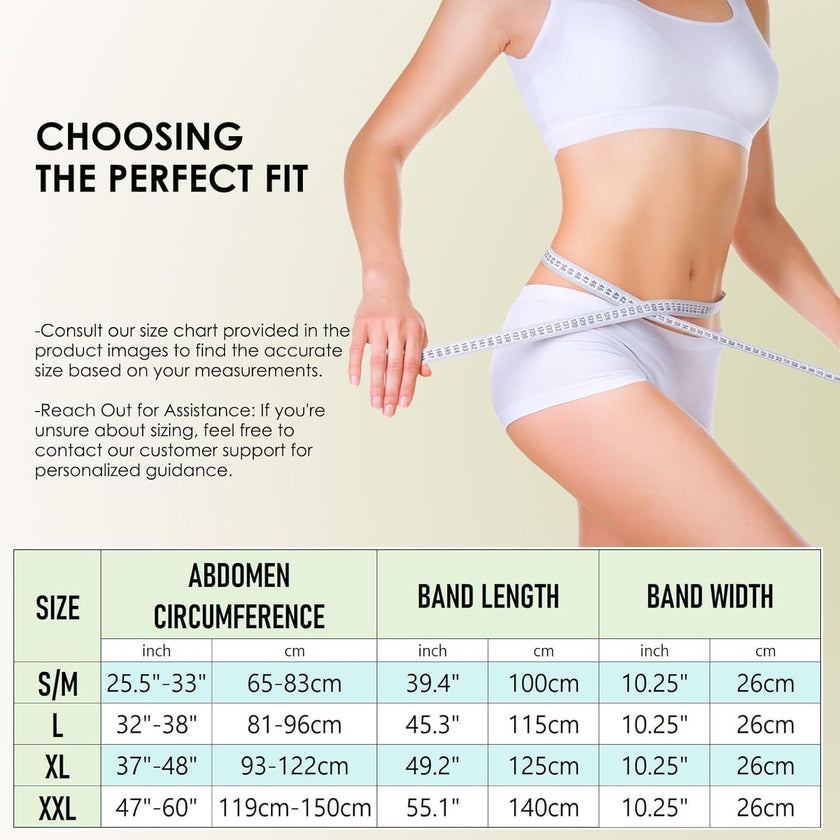 Postpartum Belly Wrap Waist Cincher – C Section Recovery Belt, Post Partum Women Belly Belt, Abdominal Binder After Pregnancy Postpartum Belly Band After Birth Brace (Black, S/M) 🍁 All In One Marketplace Canada