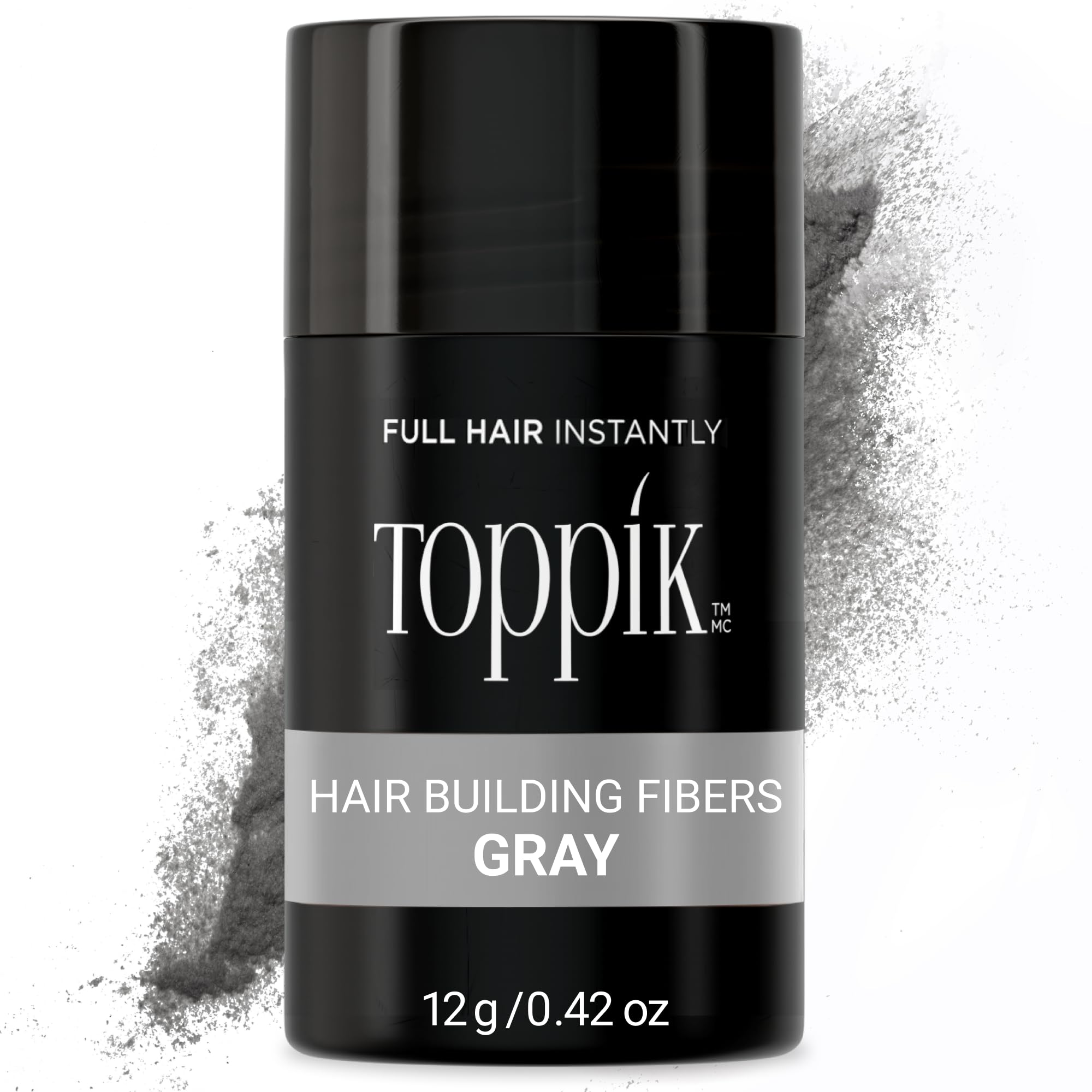 TOPPIK Hair Building Fibers,12 g, Fill In Fine or Thinning Hair, Instantly Thicker Looking, Multiple Shades for Men & Women 🍁 All In One Marketplace Canada