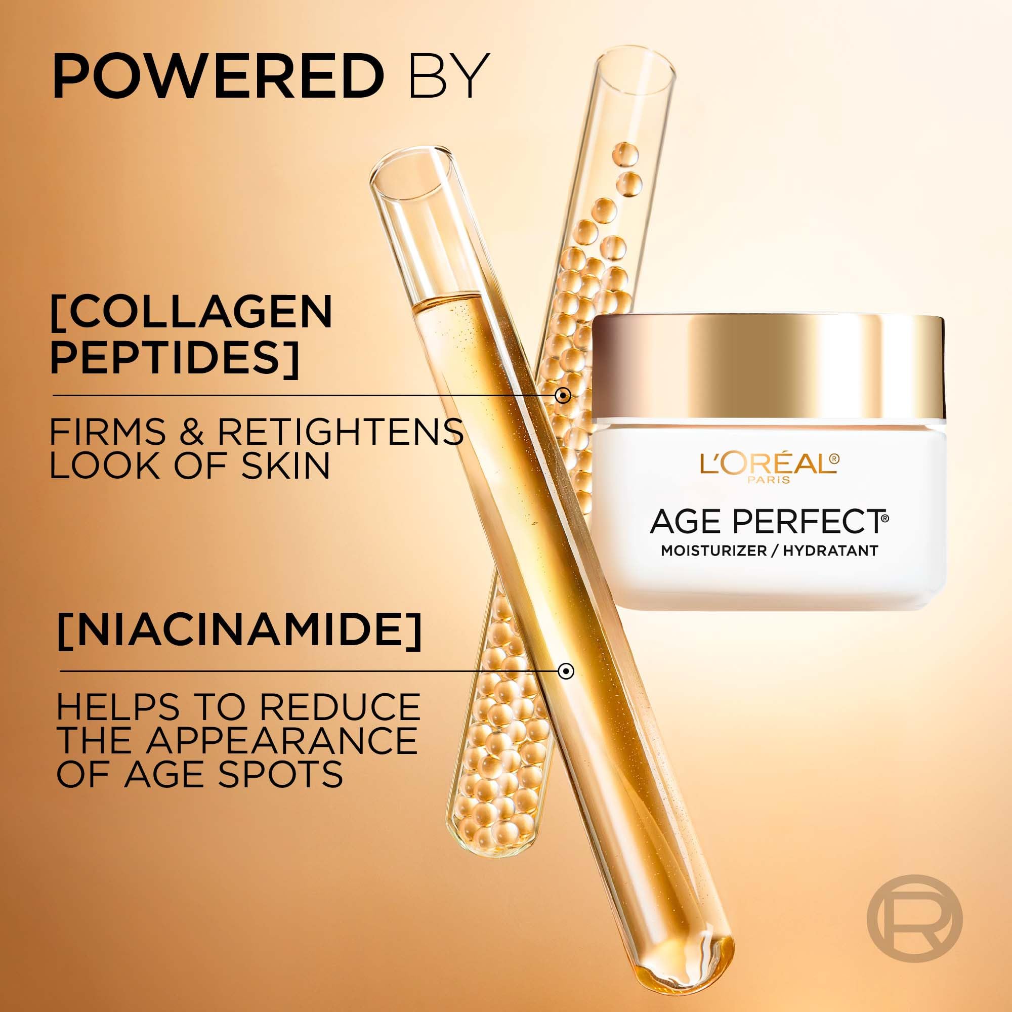L'Oreal Paris Day Face Moisturizer Cream, Age Perfect Collagen Expert, with Collagen Peptides + Niacinamides, For Mature Skin, Suitable for Sensitive Skin Skincare, 70 ml 🍁 All In One Marketplace Canada