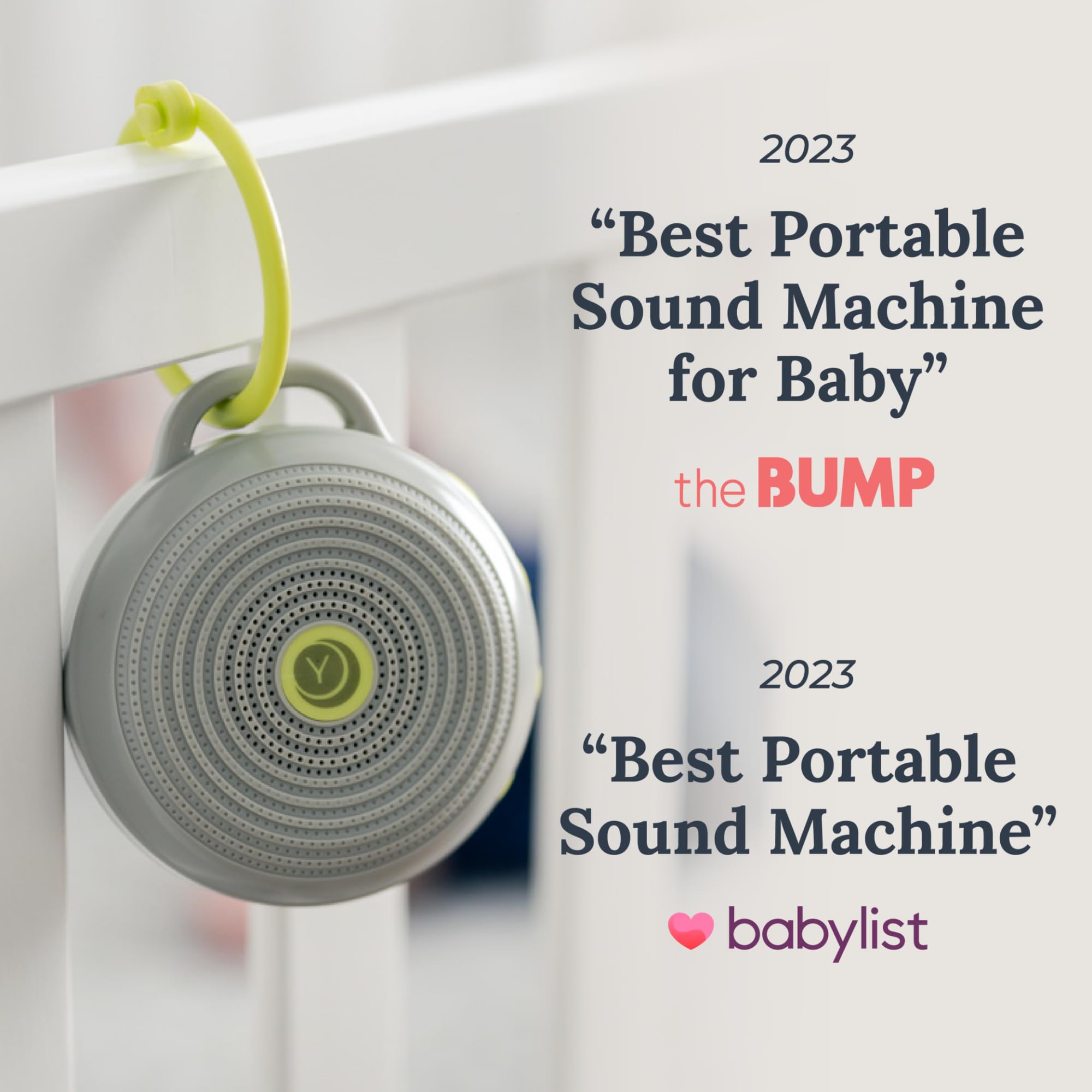 Yogasleep Hushh Portable White Noise Sound Machine For Baby, 3 Soothing Natural Sounds With Volume Control, Compact Size, Noise Canceling For Sleep Aid, Office Privacy, & Meditation, Registry Gift 🍁 All In One Marketplace Canada
