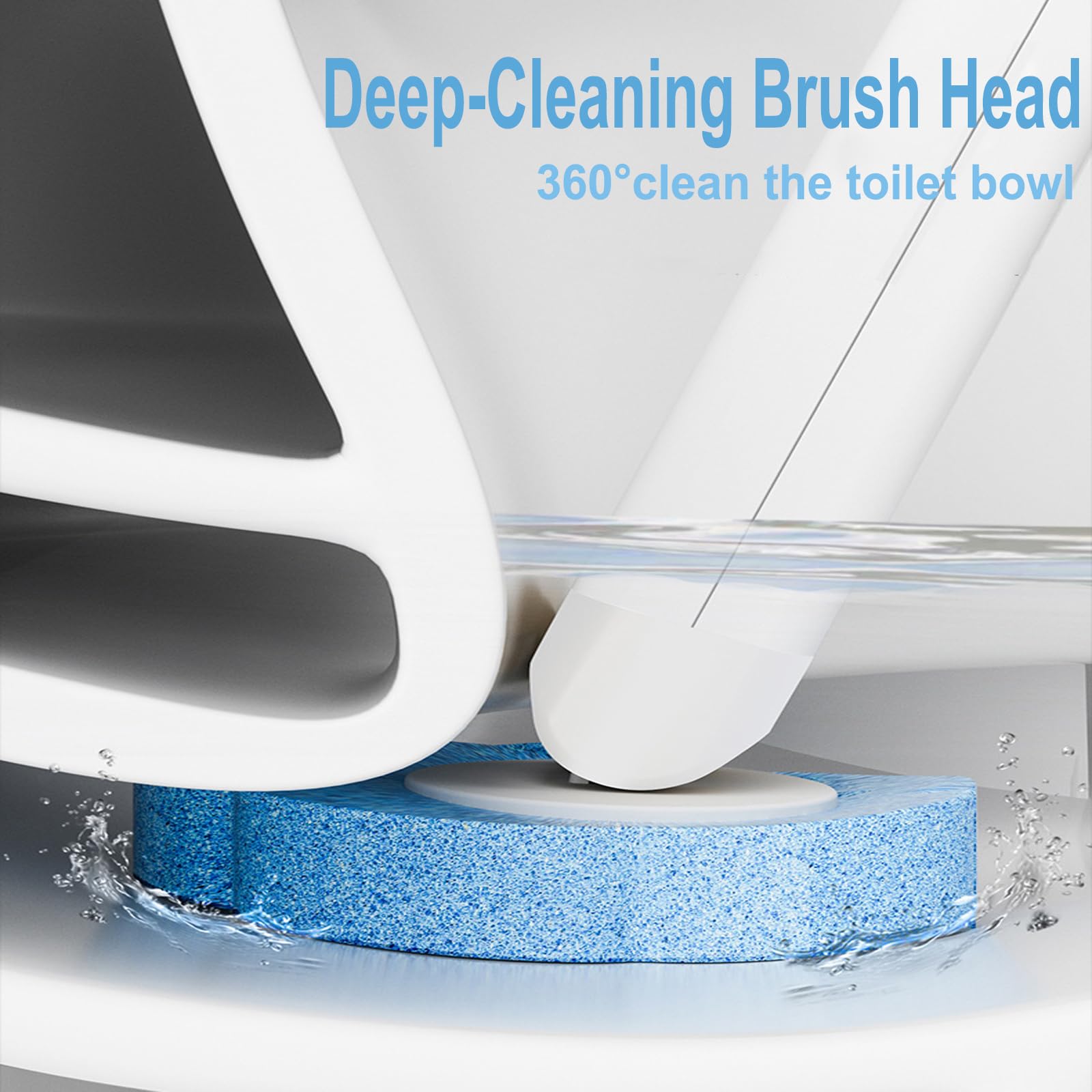 Ucaimao 2 Pack Disposable Toilet Brush and Holder Set,Extended Handle with 48 Cleaner Refills Toilet Brush for Toilet Bowl Cleaners,Bathroom Cleaning,Sink, Bathtub, Floor - Blue (Ocean Fresh Scent) 🍁 All In One Marketplace Canada