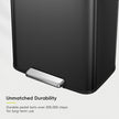 EKO Madison Matte Black 50 Liter/13.2 Gallon Step Trash Can with Inner Liner - Fingerprint Resistant Finish 🍁 All In One Marketplace Canada