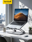Lamicall Adjustable Laptop Stand, Portable Laptop Riser, Aluminum Laptop Stand for Desk Foldable, Ergonomic Computer Notebook Stand Holder Gift for MacBook Air Pro, More 10-17.3