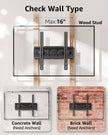 MOUNTUP TV Wall Mount for 26-65 Inch Flat Curved LED LCD Screen TVs Full Motion TV Mount, Tilt Swivel Extension Wall Mount TV Bracket with Dual Articulating Arms, Max VESA 400x400mm, Holds up to 99lbs 🍁 All In One Marketplace Canada