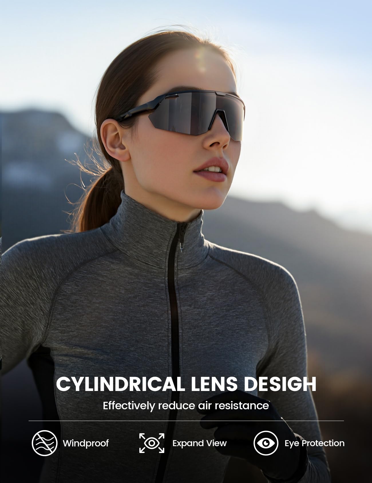 Lamicall Polarized Sports Sunglasses for Men Women, [24g Ultralight] [Adjustable Nose Pad] UV400 Protection Sun Glasses for Cycling Running Baseball Fishing Golf Beach Volleyball, Gifts for Mom Men 🍁 All In One Marketplace Canada