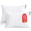 Utopia Bedding Waterproof Pillow Protectors Zippered King Size (2 Pack, White), Zippered Pillowcases, Bed Bug Proof Pillow Encasement Covers 20 x 38 Inches 🍁 All In One Marketplace Canada