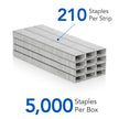 Swingline Standard Staples, 1/4 Inch Leg Length, 210 Staples per Strip, 5000 Staples per Box (7471135108) 🍁 All In One Marketplace Canada