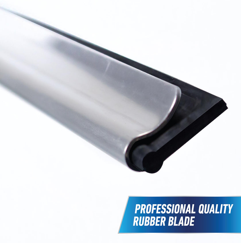 Unger Professional 18” EZ Change Window & Glass Cleaning Squeegee - Streak Free Results, Clean Large and Small Windows, with 12” Channel 🍁 All In One Marketplace Canada
