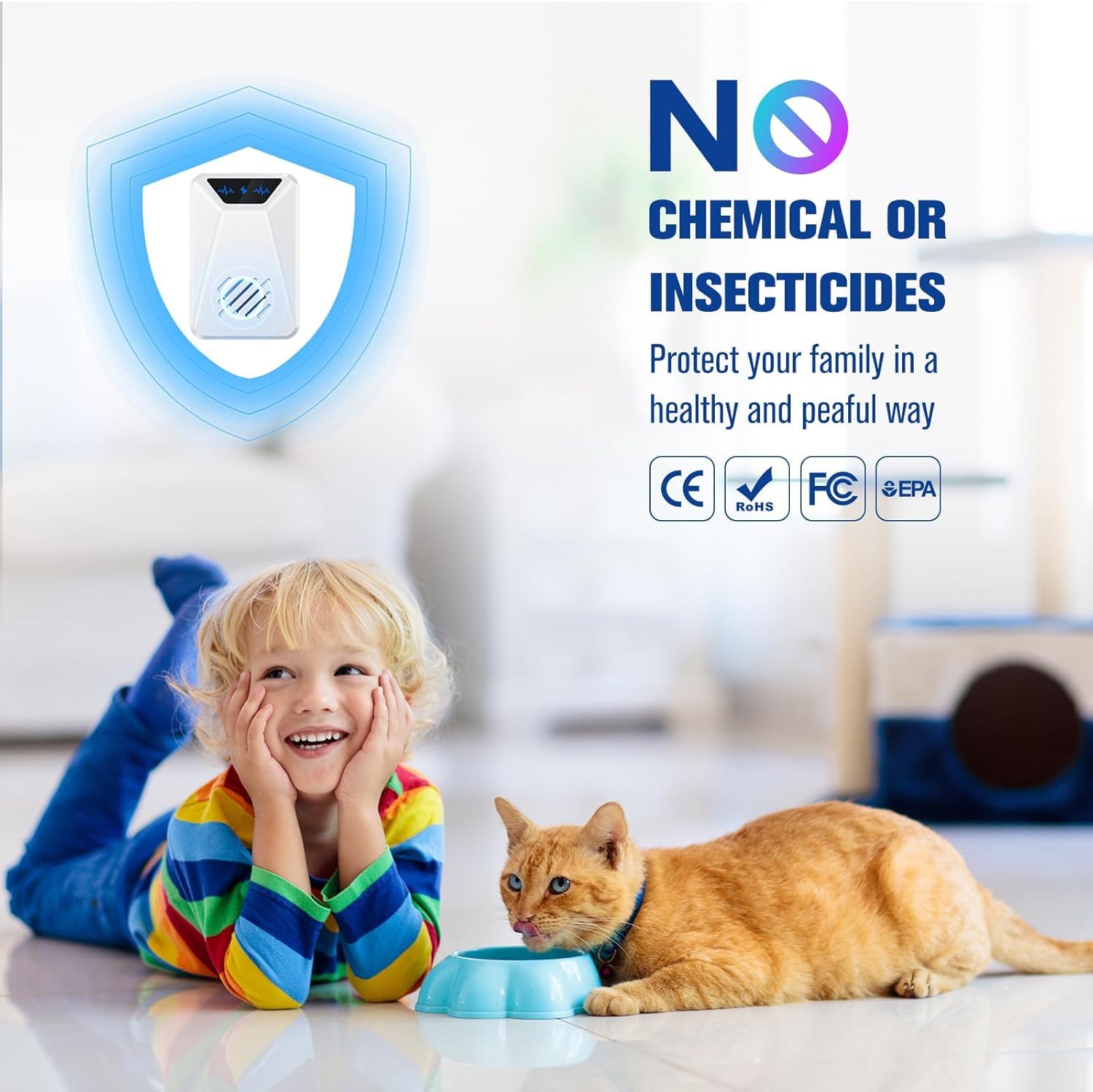 6 Packs Ultrasonic Pest Repeller, Electronic Pest Repellent Plug in Indoor for Insect Roaches Spider Ant Bug Mosquito Mouse Repellent for House Kitchen Garage Warehouse 🍁 All In One Marketplace Canada