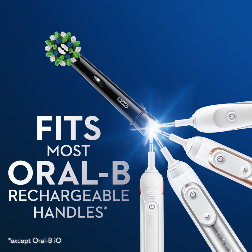 Oral-B CrossAction Electric Toothbrush Replacement Brush Heads, Black, 6 Count 🍁 All In One Marketplace Canada
