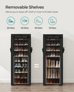 SONGMICS 10-Tier Shoe Rack, Shoe Storage Organizer Cabinet, Black URXJ10H01 🍁 All In One Marketplace Canada