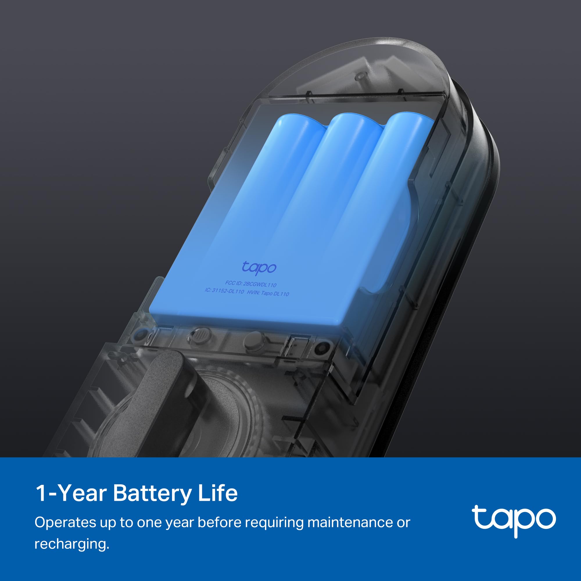 Tapo Smart Door Lock, Deadbolt | Keyless Entry, Fingerprint Recognition, Touchscreen Keypad & in-App Monitoring with Scheduled Access | 1-Year Rechargeable Battery | BHMA Grade 2 | Tapo DL110 🍁 All In One Marketplace Canada