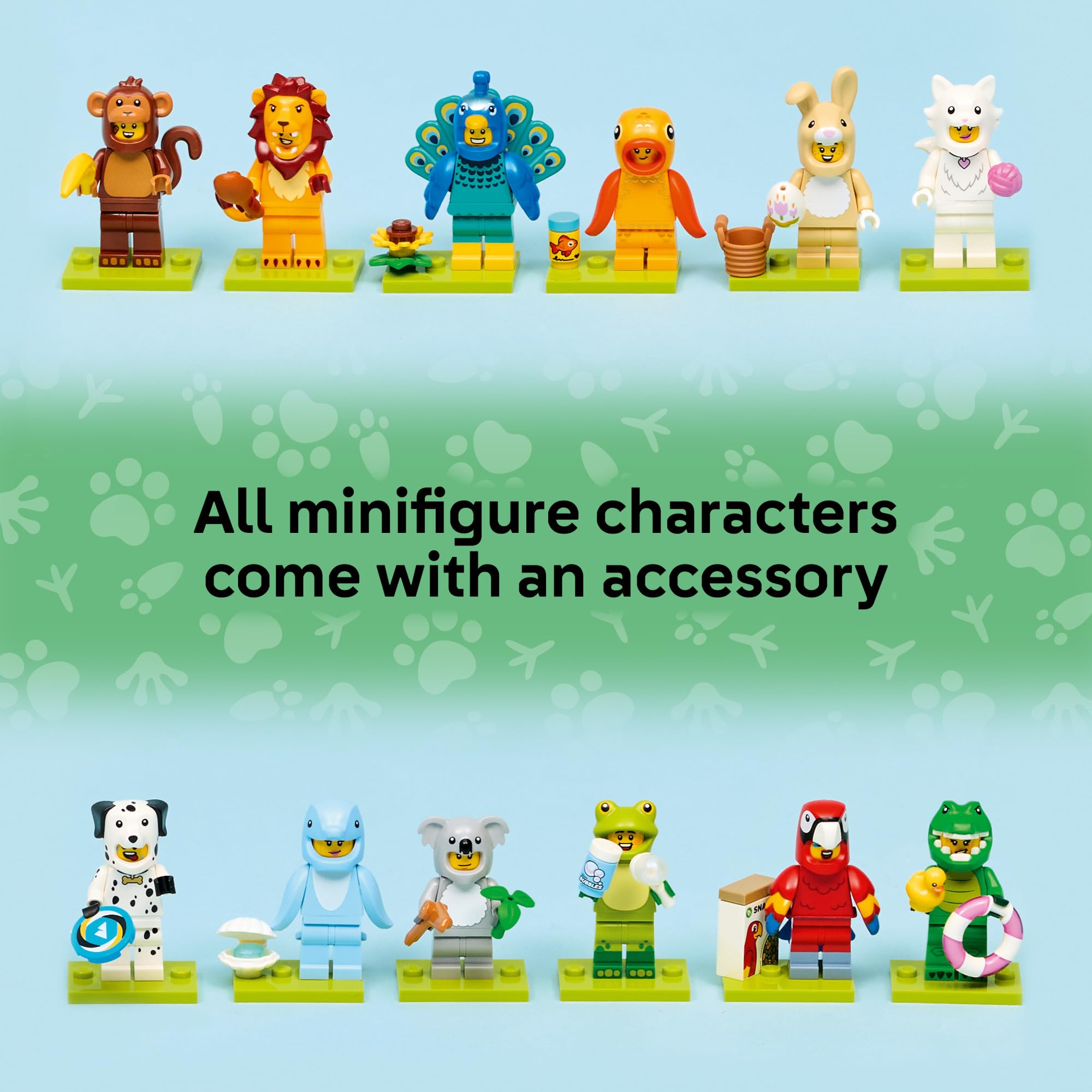 LEGO Minifigures Animal Series 28 6 Pack - Kids Toys in Sealed Mystery Boxes - Animal Themed Figures to Collect - Birthday Party Favors & Gift Idea for Boys & Girls, Ages 5+ - 66813 🍁 All In One Marketplace Canada