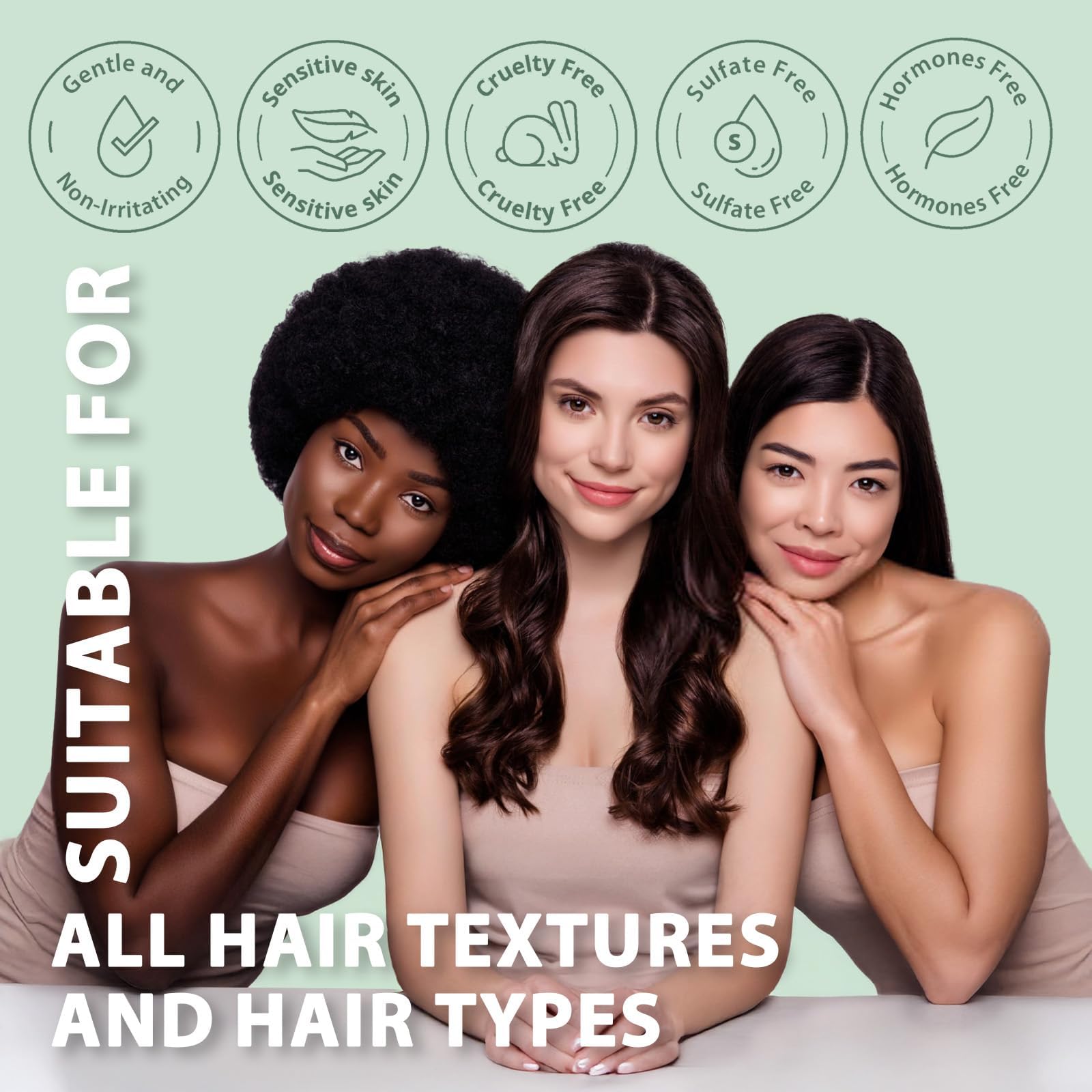 Folliculitis Shampoo Seborrheic Dermatitis Psoriasis Shampoo: Scalp Dandruff, Dry Scalp & Flake Control — Sulfate-Free, Nourishing with Salicylic Acid, Piroctone Olamine, Rice Water, Rosemary Oil 260ml 🍁 All In One Marketplace Canada