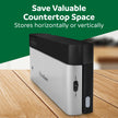 FoodSaver PowerVac Compact Vacuum Sealer Machine w/ Vertical Storage | 5 Airtight Vacuum Seal Bags & 1 Roll | VS0150 | Stainless Steel / Black 🍁 All In One Marketplace Canada