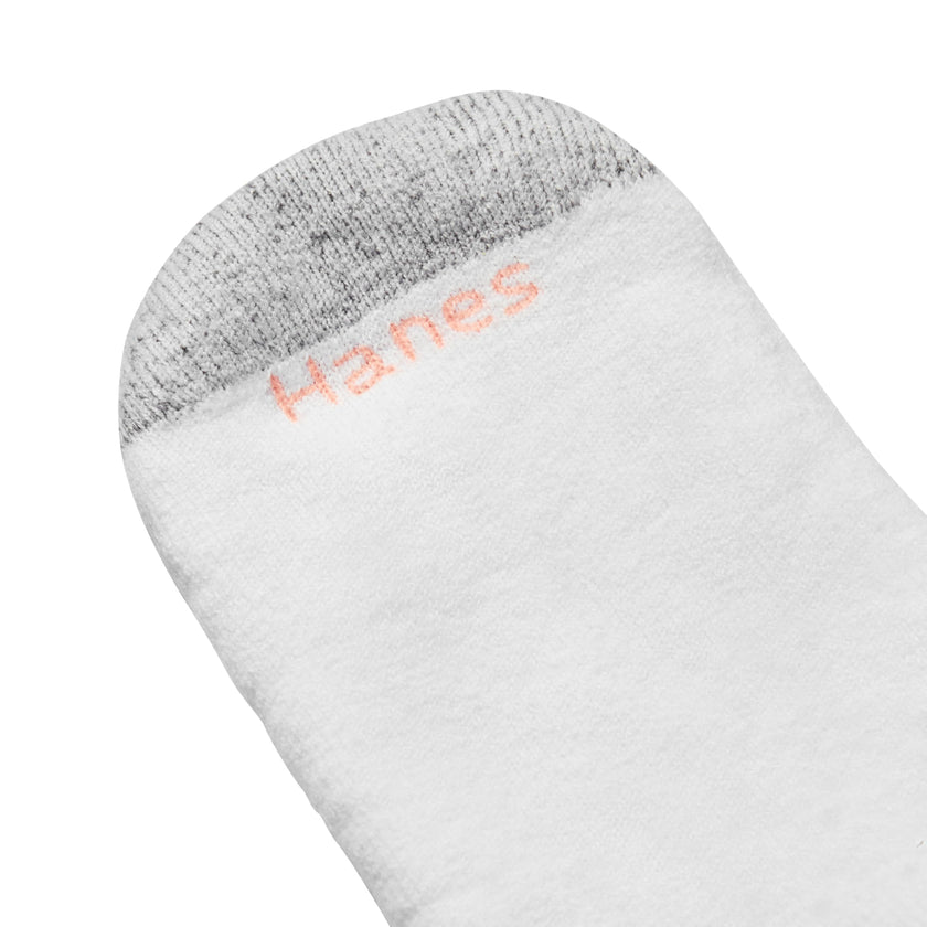 Hanes Womens Value Pack, Ankle Soft Moisture-wicking Socks, Available In 10 And 14-packs, White - 14 Pack, 5-9 US 🍁 All In One Marketplace Canada