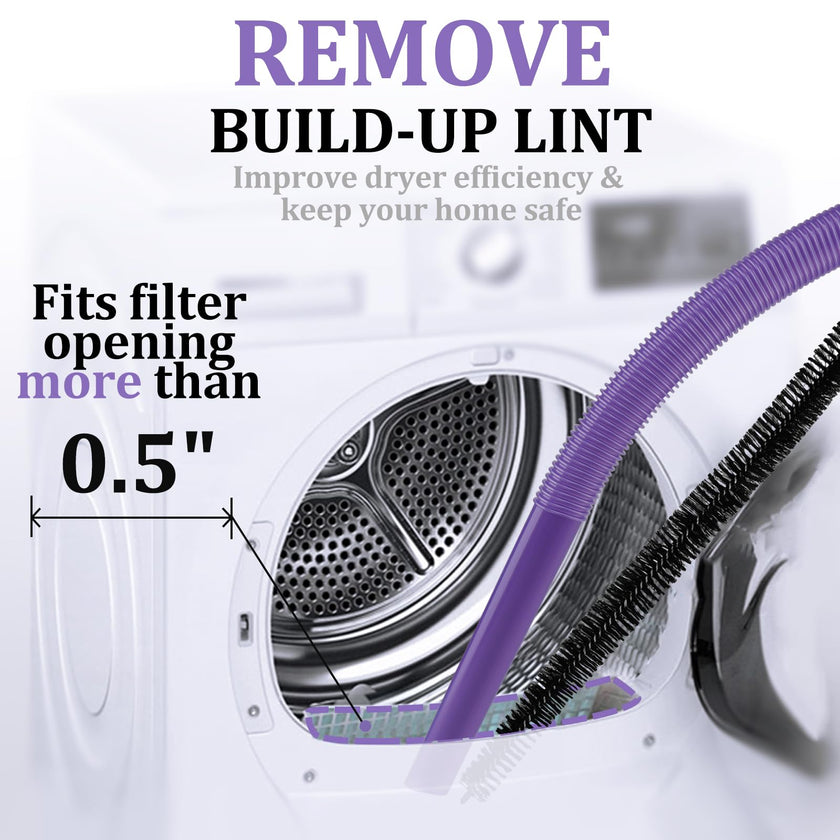 Fullclean Dryer Vent Cleaner Kit for Dyson Gen 5 V15 V12 V11 V10 V8 V7 Detect Absolute Cyclone Outsize Slim Vacuum Cleaner Nozzle Crevice Flexible Dryer Lint Removal Tool Attachments 🍁 All In One Marketplace Canada