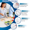 Pure Future 2-Pack Snackle Box Containers with Handles - Divided Serving Tray with Lids, 8 Compartments Charcuterie Box for Travel, Movie Nights & Parties (Hand Wash Only) 🍁 All In One Marketplace Canada