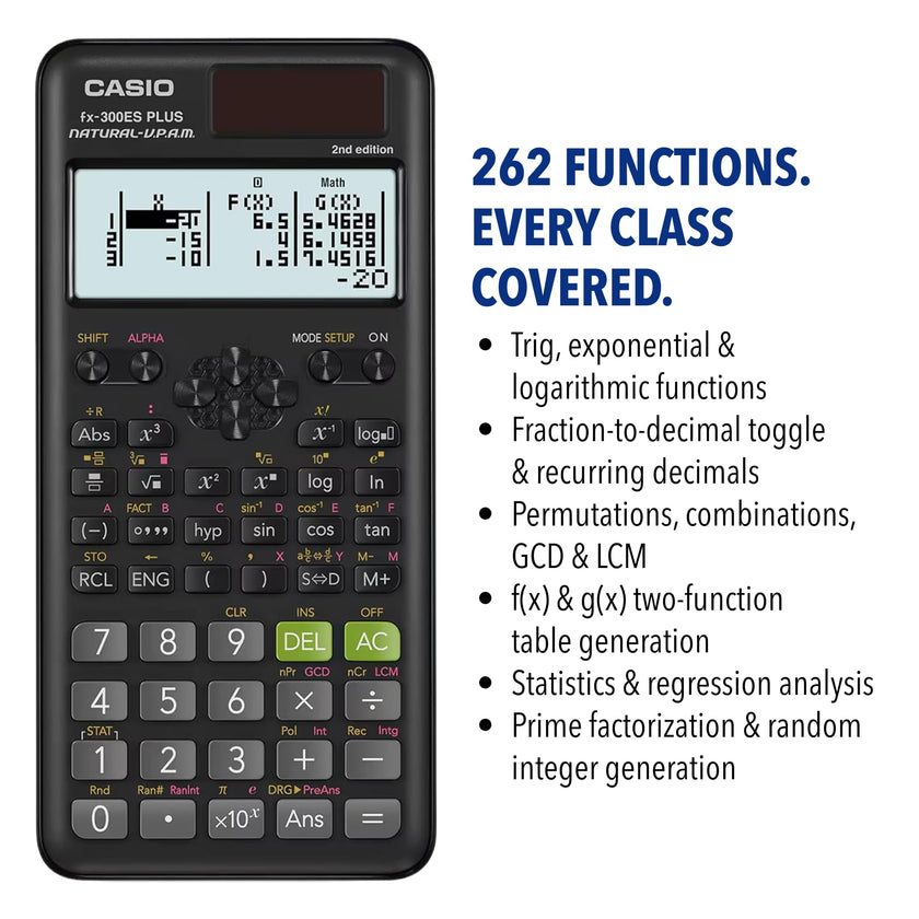 Casio FX-300ESPLUS2 with Authenticity verification (FX-300ESPLS2-S-CT) 🍁 All In One Marketplace Canada