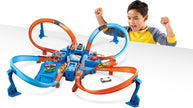 Hot Wheels Track Set with 1:64 Scale Toy Car, 4 Intersections for Crashing, Powered by a Motorized Booster, Criss-Cross Crash Track 🍁 All In One Marketplace Canada
