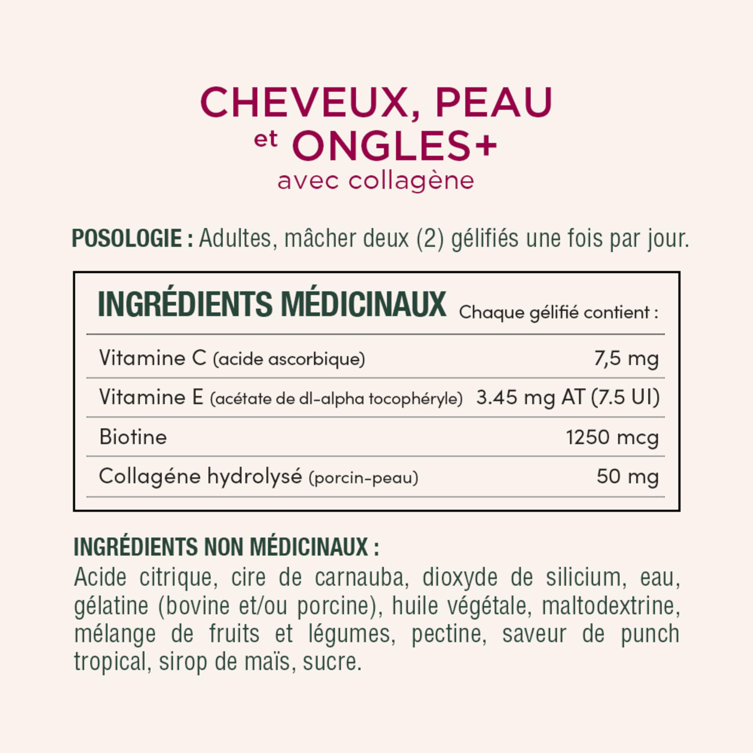 NATURE'S BOUNTY Hair, Skin & Nails Plus Collagen, Maintains Health Of Hair, Skin & Nails, 412.5 g 🍁 All In One Marketplace Canada