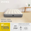 INTEX 64101E Dura-Beam Standard Single-High Air Mattress: Fiber-Tech – Twin Size – 10in Bed Height – 300lb Weight Capacity – Pump Sold Separately 🍁 All In One Marketplace Canada