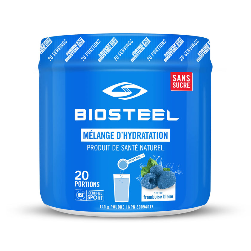 BioSteel Electrolyte Hydration Mix, Blue Raspberry, 20 Servings 🍁 All In One Marketplace Canada