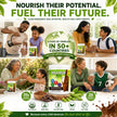 Maximum Kids Complete ORGANIC Powder Mix - Great TASTING, EASY to use, complete nutritional drink with 26 vitamins & Minerals, 20g of Plant Protein, 3g of Fiber. Kid TESTED! Parents APPROVED! 🍁 All In One Marketplace Canada