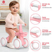 Umatoll Baby Balance Bike Toys for 1 Year Old Girls Gifts, Adjustable Seat Baby Walker, First Birthday Gifts, 12-24 Months Toddler Ride on Toys with Removable Basket, Pink 🍁 All In One Marketplace Canada