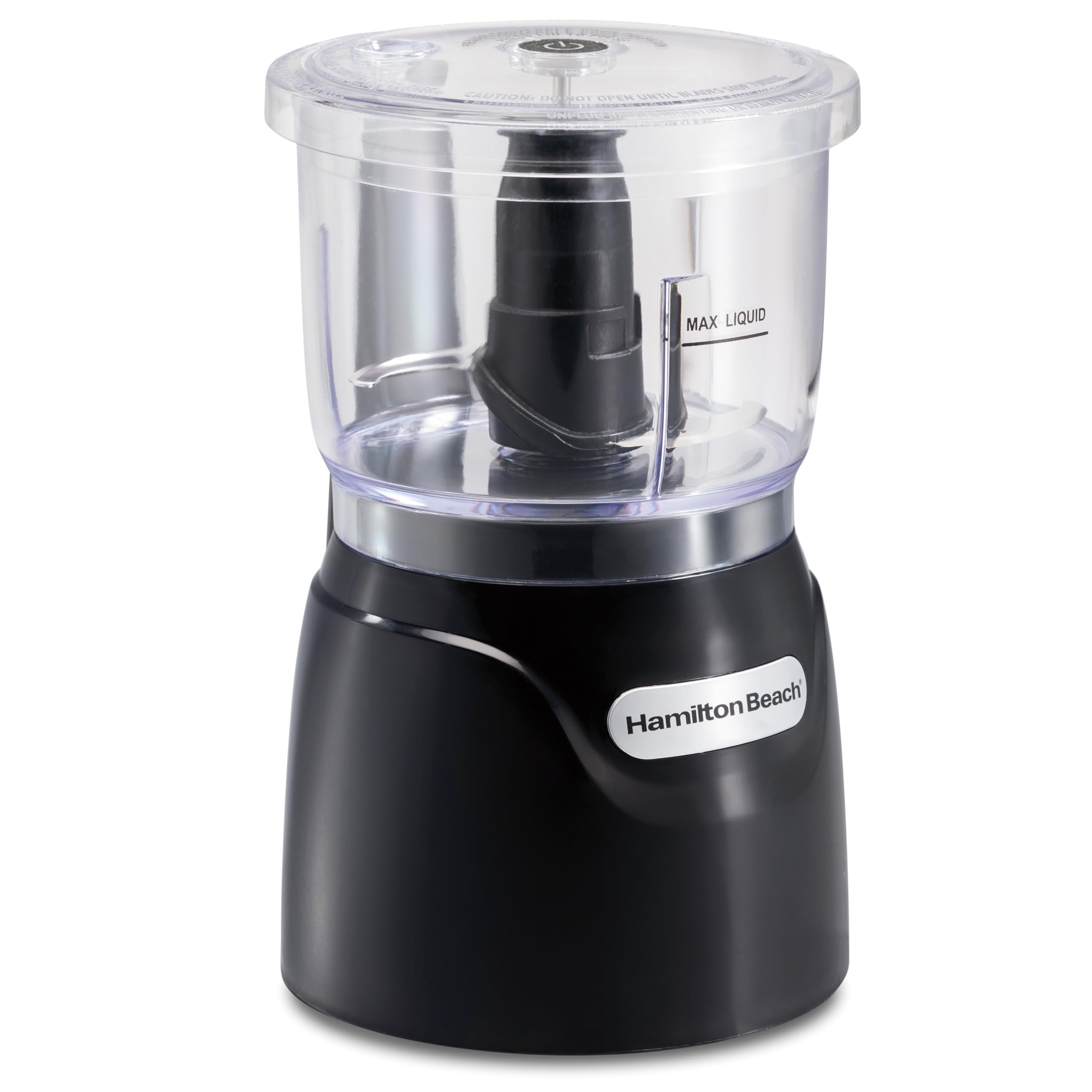 Hamilton Beach Stack & Press Food Chopper & Mini Food Processor, 350 Watts, 3 Cup Bowl, Stainless Steel Blades, for Chopping, Puree & Emulsify, Black, 72850G 🍁 All In One Marketplace Canada