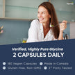 Herba Glycine Supplement 750mg - 180 Capsules | >99% Ultra Pure Glycine Capsules | Free-form Proteinogenic Amino Acids Supplements | Made in Canada 🍁 All In One Marketplace Canada