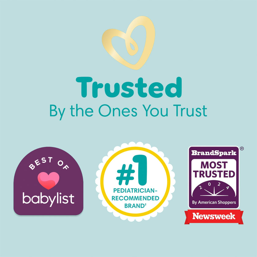 Pampers Pure Baby Diapers, Size 0, Up to 100% Leakproof, Premium Hypoallergenic Soft Diapers, 1 Pack (Count of 128) 🍁 All In One Marketplace Canada